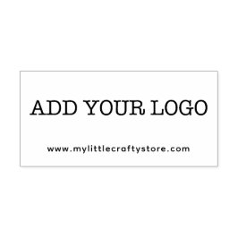 Anpassad Lägg Till Din Logotyp w Webbplats Självfärgande Stämpel