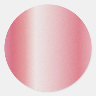 Anpassad Lägg Till Din Text Logotyp Roséguld Tom M Runt Klistermärke