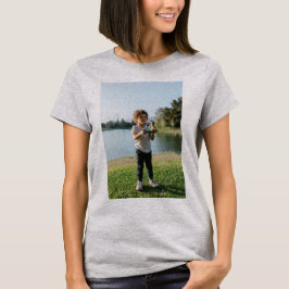 Anpassad, Lägg till foto och text T Shirt
