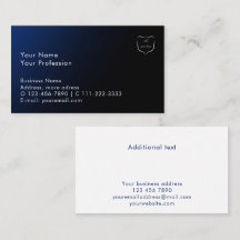 Anpassad Lägg Till Logo Blå Gradient Modern Profes