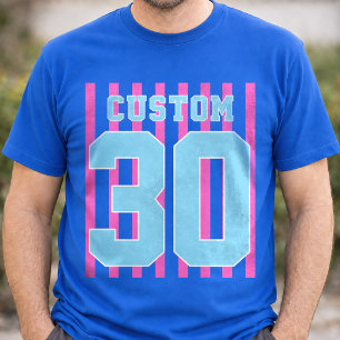 Anpassad lagnamn & nummer sportströja t shirt