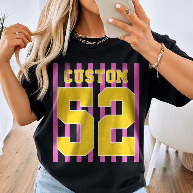 Anpassad lagnamn nummer sporttröja t shirt (Skapare uppladdad)
