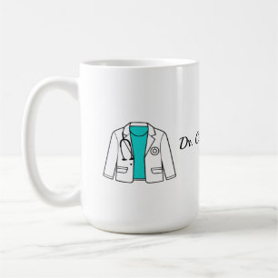Anpassad läkarfraktsmugg   Stetoskopkontur  Kaffemugg