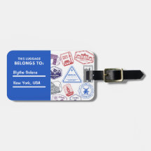 Anpassad Land Frimärke-resagemärkning