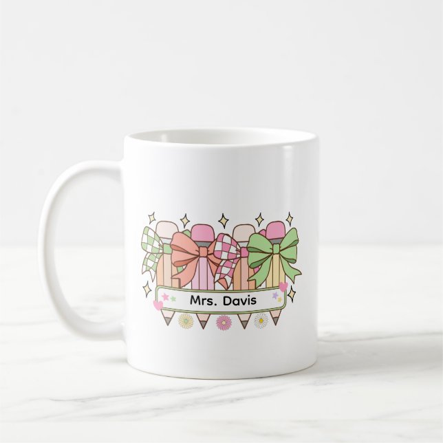 Anpassad lärardesign  kaffemugg (Vänster)