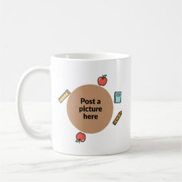 Anpassad lärare foto mug kaffemugg