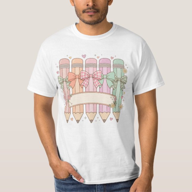 Anpassad lärarnamn Png Sublimering T Shirt (Framsida)