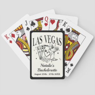 Anpassad Las Vegas Sängvätning Fest Personlig Casinokort