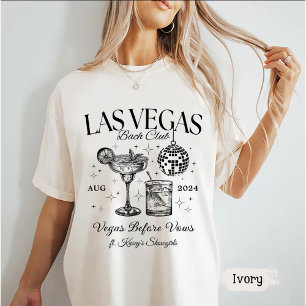 Anpassad Las Vegas Sängvätning Fest Personlig T Shirt