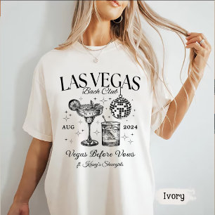 Anpassad Las Vegas Sängvätning Fest Personlig T Shirt