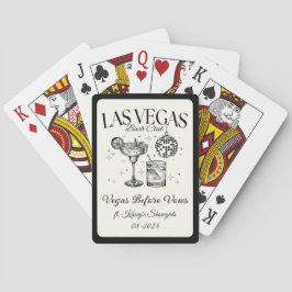 Anpassad Las Vegas Sängvätstema Personlig Casinokort