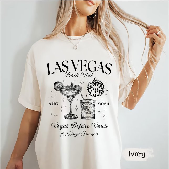 Anpassad Las Vegas Sjungbrudsparty Personlig T Shirt (Skapare uppladdad)