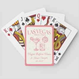 Anpassad Las Vegas Sjungningsfest Personlig Casinokort