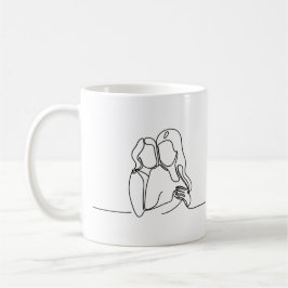 Anpassad Lesbisk par Kaffemugg