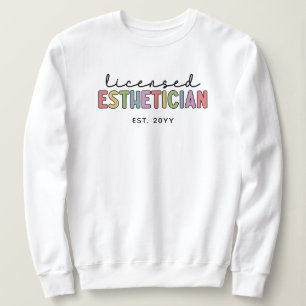 Anpassad licensierad estetiker kosmetolog t shirt