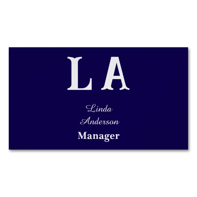 Anpassad livfull professionell magnetiska visitkort (Framsida)