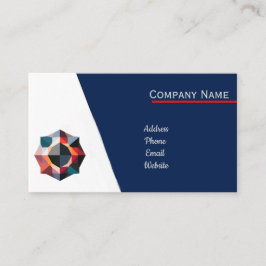 Anpassad livfull professionell visitkort