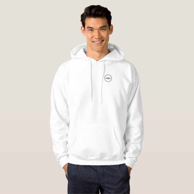 ANPASSAD LOGO HOODIE (Hel framsida)