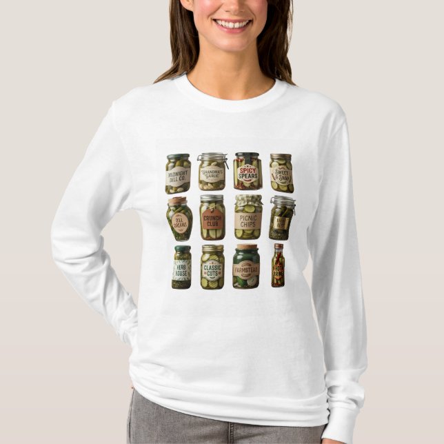 Anpassad logodesign för pickle-märke - t shirt (Framsida)