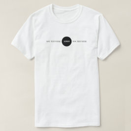 Anpassad logotext Affärs T-Shirt