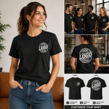 Anpassad logotröja | Personlig T-Shirt för Kvinnor