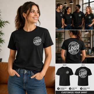 Anpassad logotröja | Personlig T-Shirt för Kvinnor