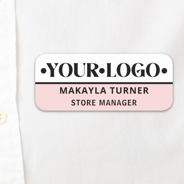 Anpassad logotyp anställd  namnbricka (Skapare uppladdad)