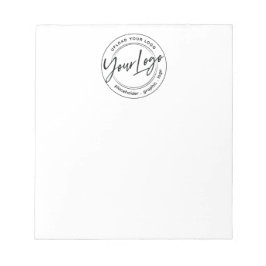 Anpassad logotyp anteckningsblock