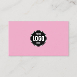 Anpassad logotyp Cirkel Modern Minimalistisk Svart Visitkort