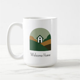 Anpassad logotyp Fastigheter Kaffemugg