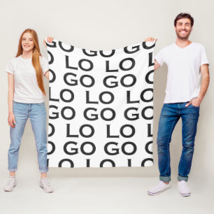 Anpassad logotyp för företag eller organisation på fleecefilt