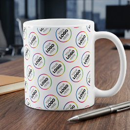 Anpassad logotyp för företag - Varumärkesmedvetenh Kaffemugg