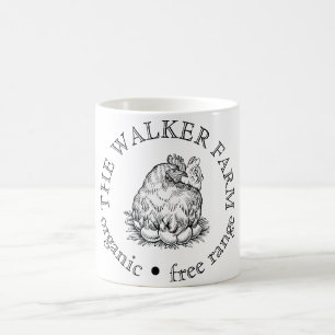 Anpassad logotyp för marknadsföring av gårdsverksa kaffemugg