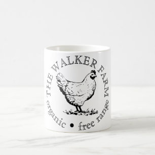 Anpassad logotyp för marknadsföring av gårdsverksa kaffemugg