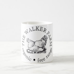 Anpassad logotyp för marknadsföring av gårdsverksa kaffemugg