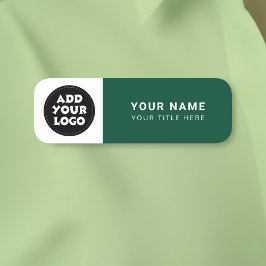 Anpassad logotyp för personalnamnskort namnbricka