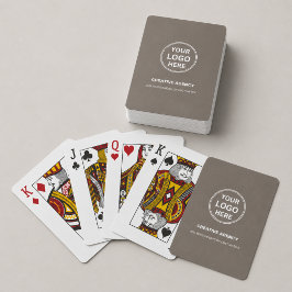 Anpassad logotyp Företag Affärsfrämjande Casinokort
