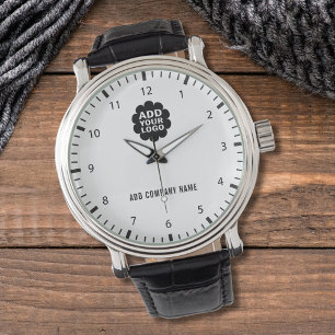 Anpassad logotyp Företag Namn Företagsskick Brande Armbandsur