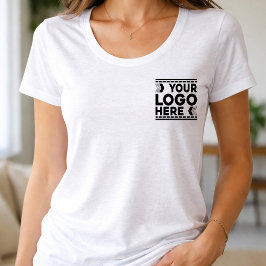 Anpassad logotyp, företags- eller varumärkeslogoty t shirt