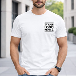 Anpassad logotyp, företags- eller varumärkeslogoty t shirt