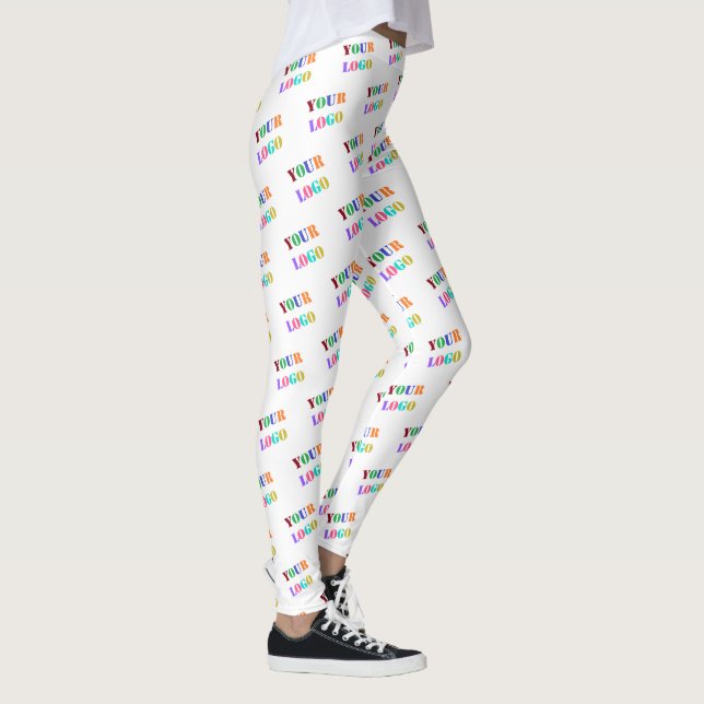 Anpassad logotyp Foto Kampanj Modern Personlig Leggings (Höger)