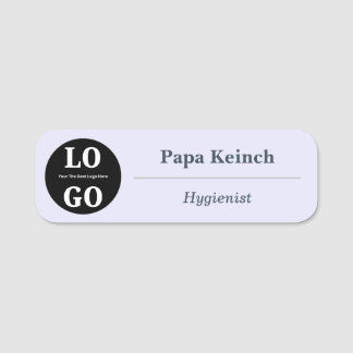 Anpassad logotyp Hygienist Personal Klinik Magneti Namnbricka