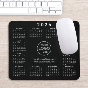 Anpassad logotyp Kampanj 2026 Kalender för Företag Musmatta
