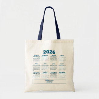 Anpassad logotyp Kampanj 2026 Kalender Handväskor Tygkasse