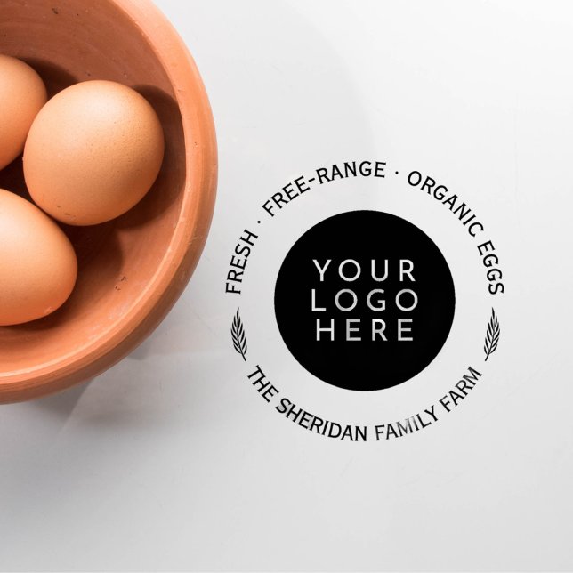 Anpassad logotyp Klassisk familjegård Reklammateri Stämpel (Custom Logo Classic Family Farm Promotional Rubber Stamp)