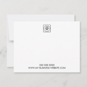 Anpassad logotyp Kontakt Minimalistiskt anteckning Anteckningskort