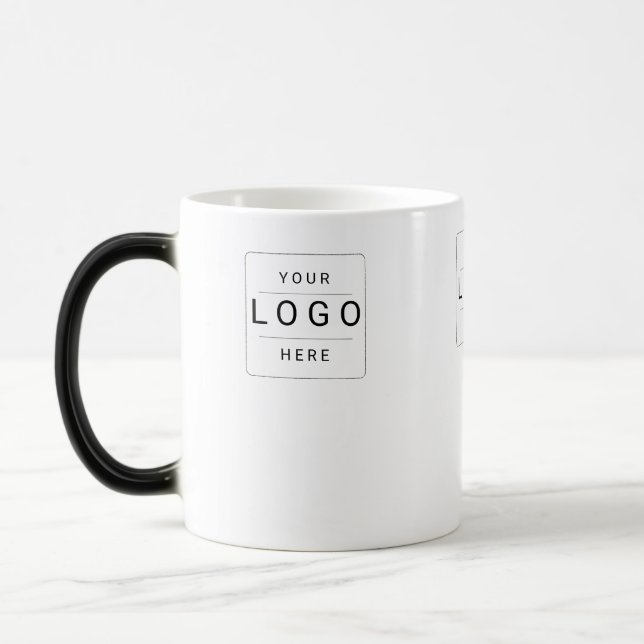 Anpassad logotyp magisk mugg (Vänster)