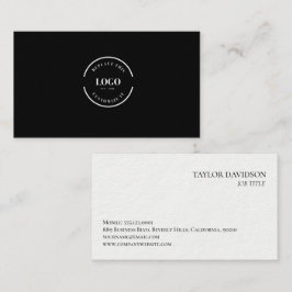 Anpassad logotyp Minimalistisk Modern Professionel Visitkort