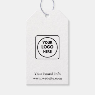 Anpassad logotyp   Modern minimalistisk företagsde Presentetikett