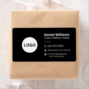 Anpassad logotyp modern minimalistisk fraktsedel